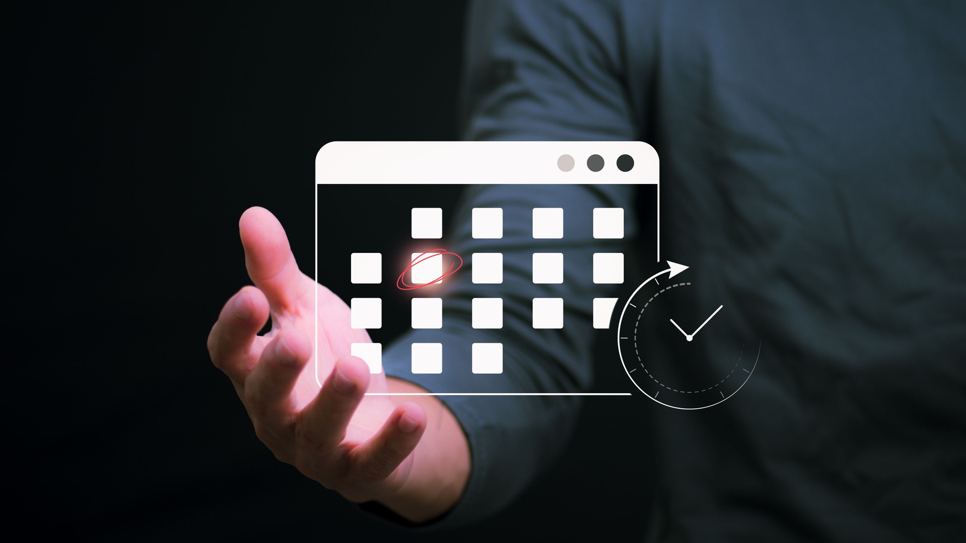 Appointment management concept with a focus on appointment reminders and agendas on the calendar so that you don't miss any events, Time management concept, and action plan